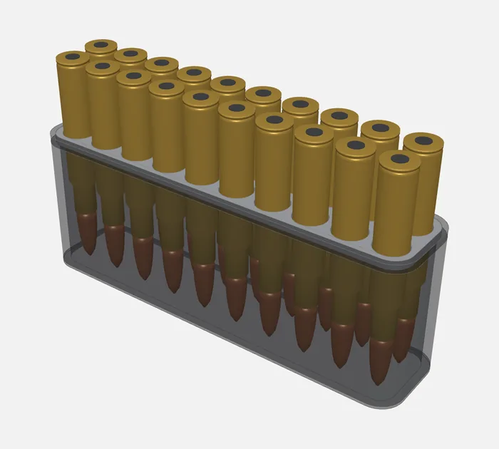 .30-06 ammo tray for 20 rounds