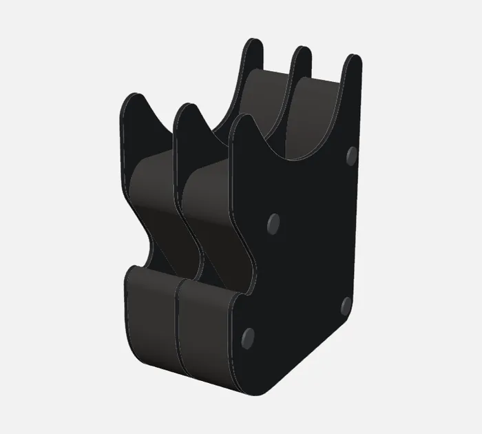 PL pistol rack for 2 pistols