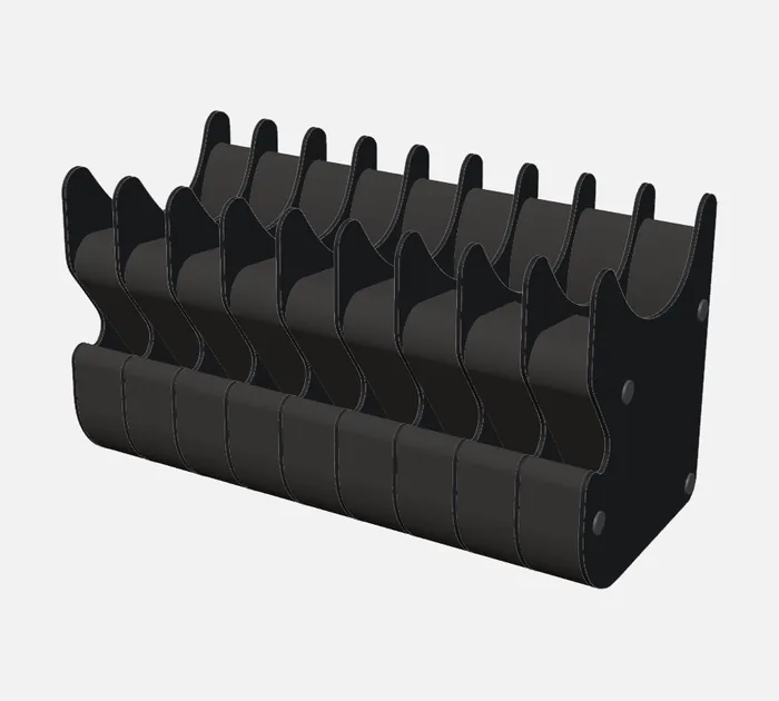 PL pistol rack for 9 pistols