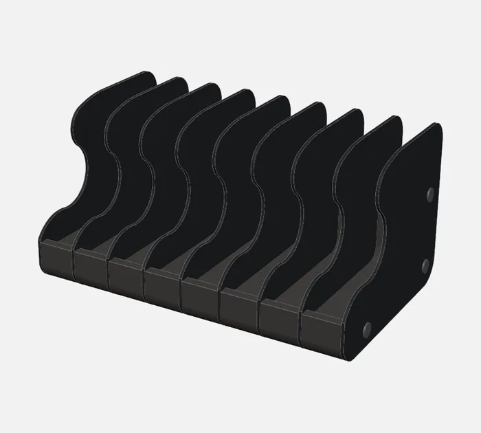 PLN pistol rack for 8 pistols