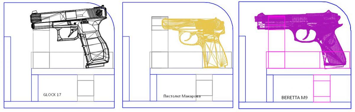 Подставки под пистолеты